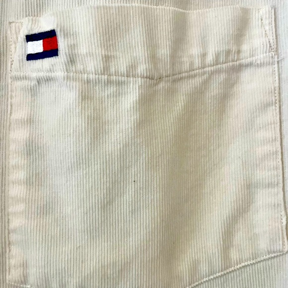 Tommy Hilfiger vintage NWOT CREAM Corduroy  button down never worn. Men or women - Picture 3 of 5